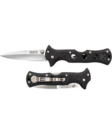 Cold Steel Folding Knife with Tri-Ad Lock & Pocket Clip - Black | Durable & Reliable EDC Knife for International Shipping - Buy Online on GoSupps.com