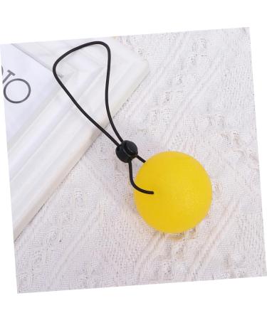 Fomiyes Yellow Squeezeball Fingerboard - Strengthen Grip Stress Relief Ball 5.3cm Desk Toy for Hand Training - Buy Online on GoSupps.com