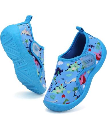FANTURE Toddler Water Shoes - Dinosaur L.Blue - Aqua Sneakers for Boys and Girls - Buy Online on GoSupps.com
