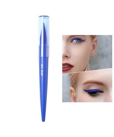 Gel Eyeliner Waterproof | Natural Gel Pencil Eyeliner | Smudge-Proof Colorful Eyeliner Matte Makeup for Girls Daily Life Hersil Blue