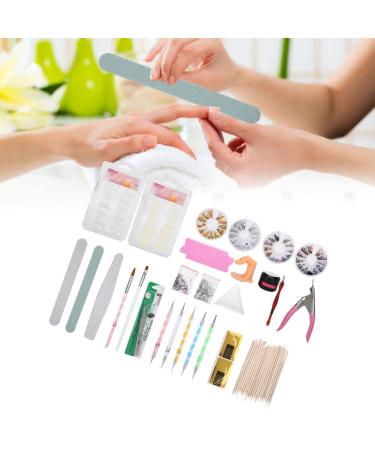 Professional 17-Piece Nail Art Set - DIY Kit with Rhinestones Nail File Acrylic Pen & Clipper for Stunning Nail Designs - Buy Online on GoSupps.com