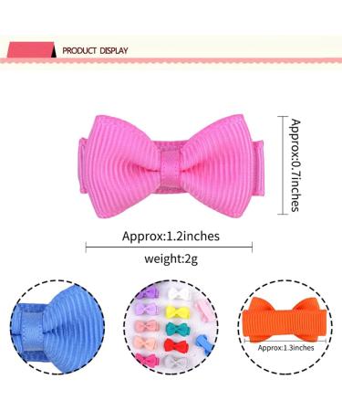 Qazuwa Mini Baby Hair Clips - 40 Piece Hair Jewelry for Girls & Toddlers | Adorable Hair Bows & Loops - Buy Online on GoSupps.com