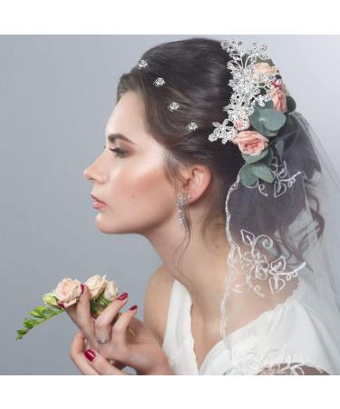 Buy Lyivagen 55-Piece Pearl Hair Accessories Set | Crystal Hairpins & Bridal Jewelry for Women & Girls - Buy Online on GoSupps.com