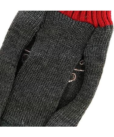 Christmas Dog Sweater - Warm Turtleneck Knitwear for Puppies | Gray Reindeer Pattern | Perfect Holiday Gift - Buy Online on GoSupps.com