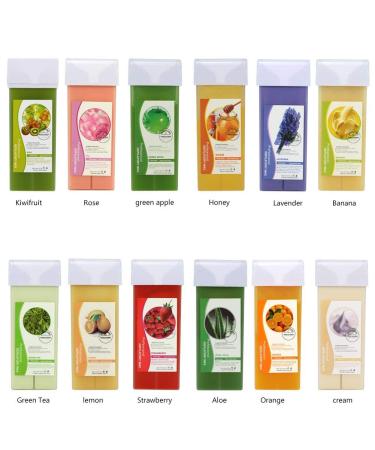 100g Professional Depilatory Wax & 12 Flavors Facial Hair Removal Cream - Ideal for Hairdressing & Wax Warmers (Rose) - Buy Online on GoSupps.com