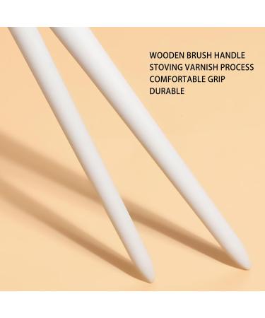 Angled Brush Set Ultra Thin Soft Hair Ergonomic Handle Makeup Tool for Clear Outline Control 2pcs Lightweight Portable - Buy Online on GoSupps.com