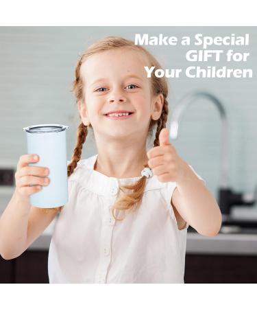Vesici 12 oz Sublimation Sippy Cups - 10 Pack - Toddler Insulated Stainless Steel Tumblers - Buy Online on GoSupps.com