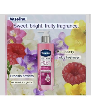 Vaseline Body Wash Luminous Glow - 10X Niacinamide & Hyaluronic Acid for Radiant Skin | Fruity Fragrance - 425ml International Shipping - Buy Online on GoSupps.com
