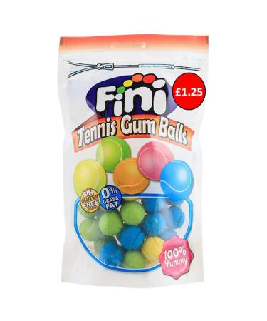 Fini Tennis Gum Balls Bag 140g (6 Pack) Price Marked 1.25