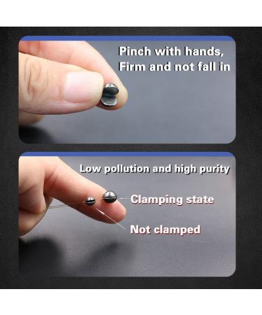 LUSHAZER Fishing Weights Sinkers Kit  100pcs Round Split Shot Sinker  Fishing Weights Egg Sinkers 5 Sizes  7/1000 oz  17/1000 oz  7/200 oz  1/20 oz  7/100 oz  Plastic Box Pack 3.8 x 1.9 x 0.7 inch Single Open - Buy Online on GoSupps.com