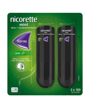 Nicorette mint spray duo