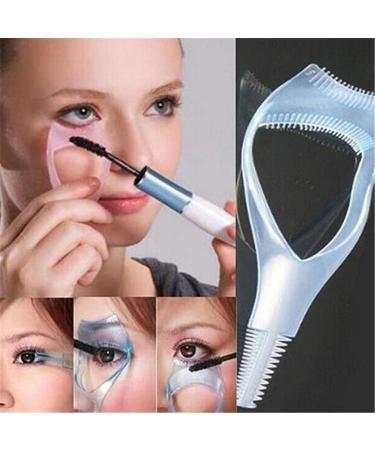 3 in 1 Mascara Shield Guard Eyelash Comb Upper Lower Lash Mascara Applicator Guide Card Eyelashes Curlers Shields Beauty Make Up Eyes Mascara Shields - Buy Online on GoSupps.com