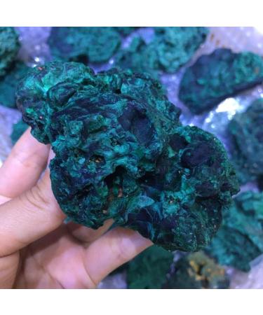 Natural Crystal Rough Natural Crystal Rough 200-300g Beautiful Natural Malachite Specimen Rough Gemstone Reiki Crystals for Collection&Home Decoration - Buy Online on GoSupps.com