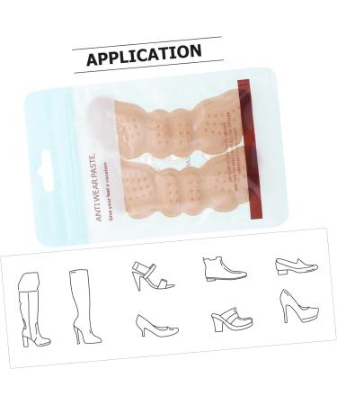 5 Pairs Heel Stickers - Comfortable High Heel Protector Pads & Grips | Invisible Beige Heel Cushions - Buy Online on GoSupps.com