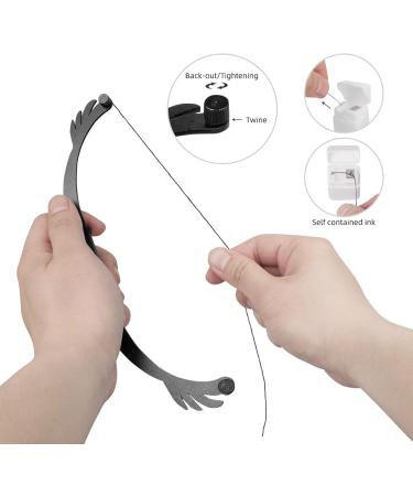 4 Sets Eyebrow Marker Ruler Foldable Shaping Ruler Eyebrow Positioning Tool with String Eyebrow Bow Mapper Tool with Mapping Thread for Brows Shape Permanent Makeup Tattoo - Buy Online on GoSupps.com