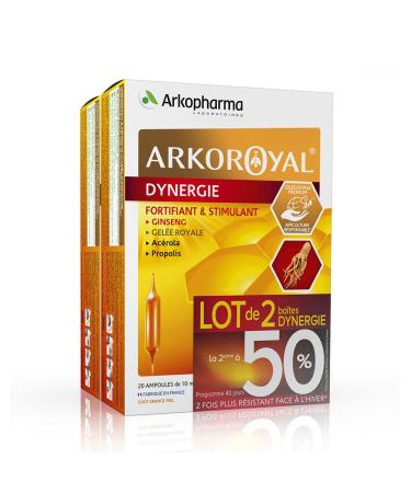 Arkopharma Arkoroyal Dynergie 2x20 Ampoules 400 ml Arkopharma