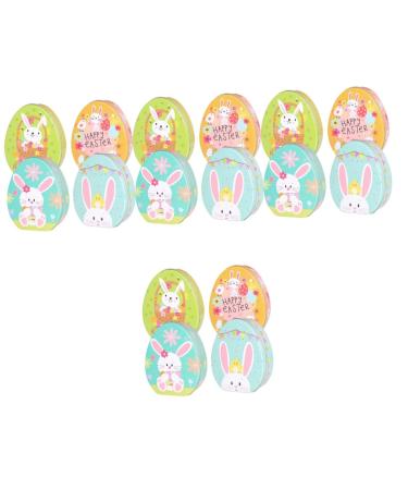 NUOBESTY 16 Pcs Easter Egg Candy Box Container Easter Eggs Empty Treat Boxes Party Favors Snack Child 11xc9cmx4pcs Assorted Colorx4pcs