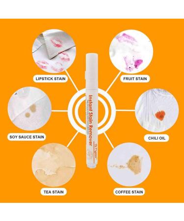 Stain Removing Pen Bleach for Clothing Bleach Pen Instant Stain Remover Stick Portable Grease Stain Remover Pen for a Variety of Fabric Clothing Instantly Remove Stains (A) 6.00 ml (Pack of 1) - Buy Online on GoSupps.com