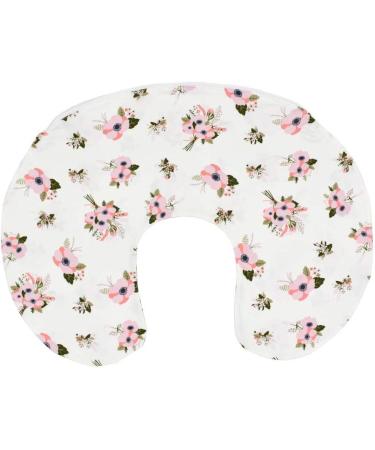 Multi-Use Stretchy Nursing Pillow Covers Ultra Soft Nursing Pillow Slipcovers (2 Pack (White Floral+Pink)) - Buy Online on GoSupps.com