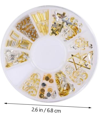 Healeved 18 Boxes Nail Art Accessories Body Art Home Accents Decor Nail Art Decorations Nail Rivet Studs Nail Accessories Rivets for Metal Hair+braiding+tools Manicures Decoration Japanese - Buy Online on GoSupps.com