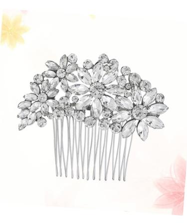 MAGICLULU Bride Comb Hair Comb for Bride Comb for Bridal Rhinestone Comb Rhinestone Hair Comb Wedding Hair Comb Crystal Hair Comb - Buy Online on GoSupps.com