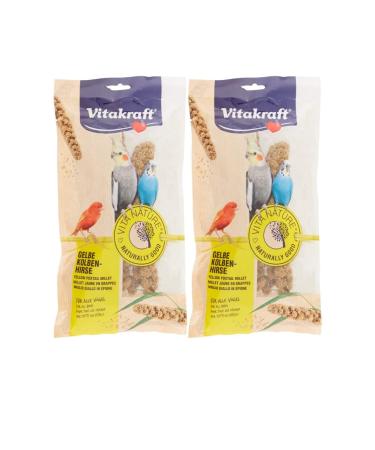 2 x 100g Packs Vitakraft Millet Spray For Birds