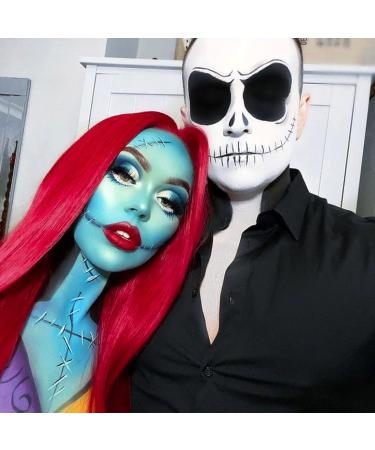 Colorfulpanda 32inch Long Red Wigs for Women Straight Synthetic Hair Wig Middle Part for Halloween Movie Costume Cosplay Anime Wig - Buy Online on GoSupps.com