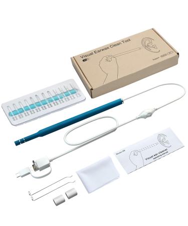 Ear Wax Remover HD Camera 1.3 Megapixel 3 in 1 Ear Camera Scope Ear Wax Removal Kit Blue
