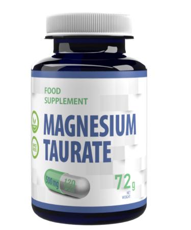 Magnesium Taurate 2000mg per serving 120 Vegetable Capsules, Certificate of Analysis from AGROLAB Germany, very powerful, gluten and GMO free