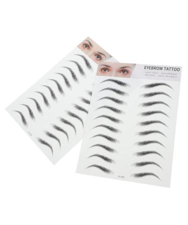 Beavorty Card Spray Bottle 2pcs 3d Eyebrow Stickers Ladies Suits Waterproof Suit Women s Suits Eyebrow Tools Simple Shaper Miss