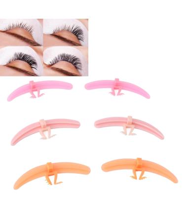 3 Set Professional Eyelash Separator Silicone Eyelash Pads Washable Reusable Makeup Tool Lash Isolation Helper Eyelash Grafting Speeder for Beauty Salon Beginners - Buy Online on GoSupps.com