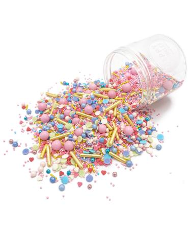 HAPPY SPRINKLES Dancing Queen 90 g Colourful Sprinkles Mix with Chocolate for Decorating Ideal Cake Decoration Suitable for Biscuits Ice Cream & Cakes - Buy Online on GoSupps.com