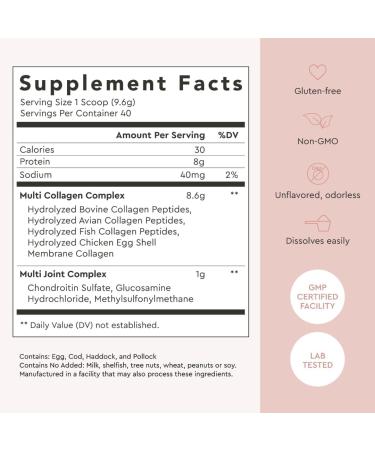 Alaya Multi Collagen Powder (40 Servings) & Micronized Creatine Monohydrate (5 g) Bundle Unflavored, Non-GMO Supplements for Muscle Energy, Skin, Hair & Joint Support - Buy Online on GoSupps.com