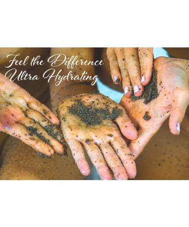 Deluge Coffee Scrub for Cellulite and Stretch Marks - Hydrating Treatment with Shea Butter, Coconut Oil, and Dead Sea Salt - Firms, Tones, and Moisturizes Skin - 10 oz - Buy Online on GoSupps.com