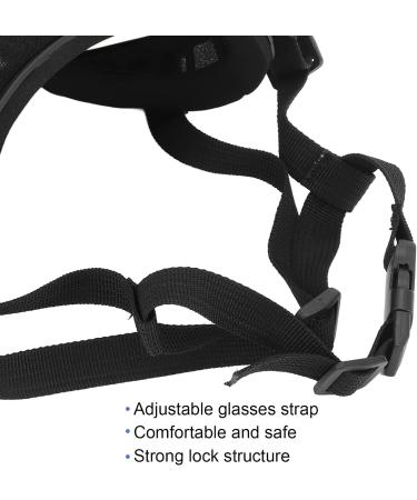 Socobeta Dog Goggles - Anti-UV Pet Sunglasses with Adjustable Strap | Black Frame, Transparent Lenses - Buy Online on GoSupps.com