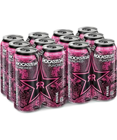 Rockstar Revolt Strawberry 12x473ml - Buy Online on GoSupps.com