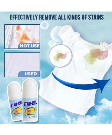 2PCS StainÂ RemoverÂ Roller-ballÂ Cleaner Stain Remover-Roll Bead Design Multi-purpose Clothes Cleaner Portable Clothes Stain Remover Clothes Stain Remover Magic Remover-Rolling Bead for Clothes - Buy Online on GoSupps.com