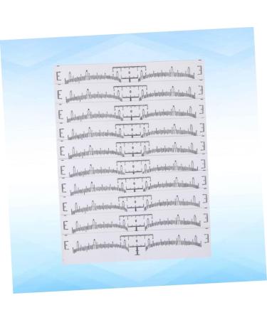  WOONEKY WOONEKY 100Pcs Eyebrow Shaper Stencil Templates Makeup Eyebrow Shaper Ruler Makeup Tips Disposable Eyebrow Ruler Eyebrow Measure Major Tracer - Buy Online on GoSupps.com