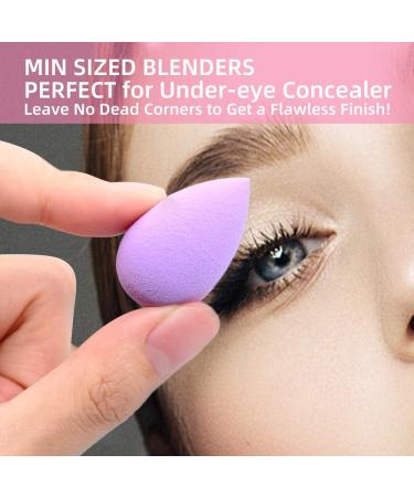 Dolovemk 6PCS Mini Beauty Sponge Blenders Set - Latex-Free, Cheap, Flawless Coverage for Liquid Foundation - 6 Color Makeup Sponges 1.4IN(Dry)/1.6IN(Wet) - Buy Online on GoSupps.com