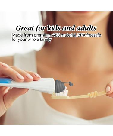Creative Toothpaste Squeezer - Creative Food-Grade Dog Toothpaste Toppers | Multifunctional Self Closing Toothpaste Caps Odorless Toothpaste Dispenser Caps for Kids Adults Aallyn Gray - Buy Online on GoSupps.com