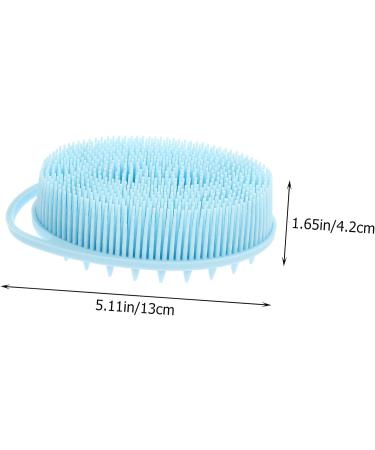 3pcs Double Sided Bath Brush Set - Baby & Body Silicone Scrubber - Buy Online on GoSupps.com