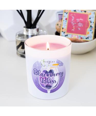 BlackBerry Bliss Iridescent Candle - 10 oz Soy & Coconut with Hidden Jewelry | Shop 100% Eco-Friendly Candle & Earrings - Buy Online on GoSupps.com