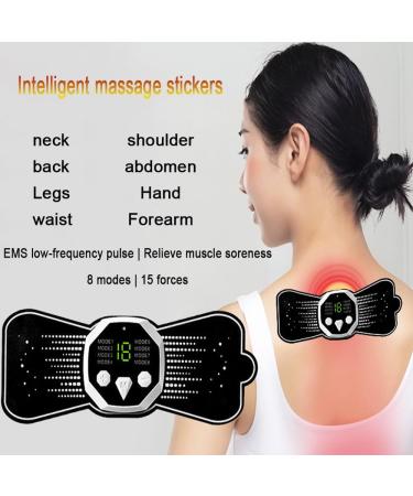 Jenylu EMS Abdominal Muscle Trainer & Neck Massage Device | Deep Tissue Electrostimulator for Neck Back Shoulders & Legs - 2 PCs - Buy Online on GoSupps.com