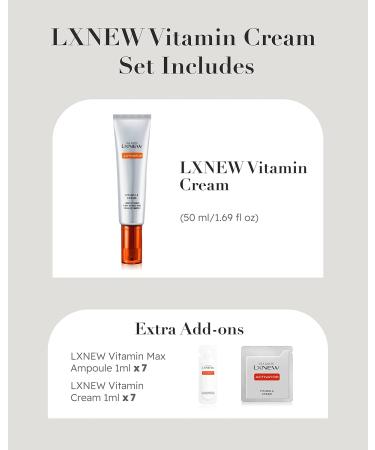 ISA KNOX LXNEW Vitamin Cream Set - Skin Radiance & Blemish Recovery | Antioxidant Collagen Complex - 64 ml/2.16 fl oz - Buy Online on GoSupps.com