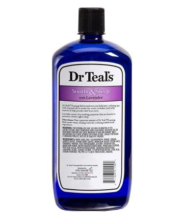 Dr Teal's Epsom Salt Foaming Bath - Soothe & Sleep Lavender 34 oz - Buy Online on GoSupps.com