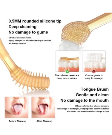 Dijiusidy Portable Baby Toothbrush & Tongue Cleaner - Safe Toddler Mouth Care Set | Ideal Gifts for Young Girls | International Shipping Available - Buy Online on GoSupps.com