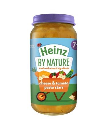 Heinz 7+ months By Nature Cheese and Tomato Pasta Stars 200g 1 Unit