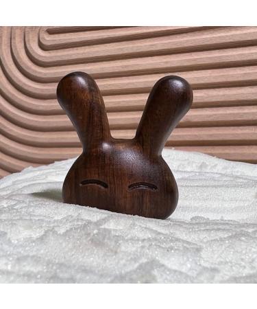 Minkissy Sandalwood Gua Sha Tool - Natural Antistatic Face Massage Device for Radiant Skin - Buy Online on GoSupps.com