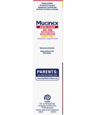 Mucinex Rapid+Clear Maximum Strength Day & Night Cold and Flu Medicine for Adults (20 caplets) + Sinus Pressure Relief Nasal Spray (0.75 oz) Over-The-Counter Medication Combo Pack for Symptom Relief - Buy Online on GoSupps.com