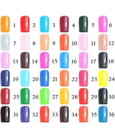 36 Colors Nail Painting Gel Polish Soak Off UV Sculpture Gel DIY Nail Polish Hand care - Buy Online on GoSupps.com
